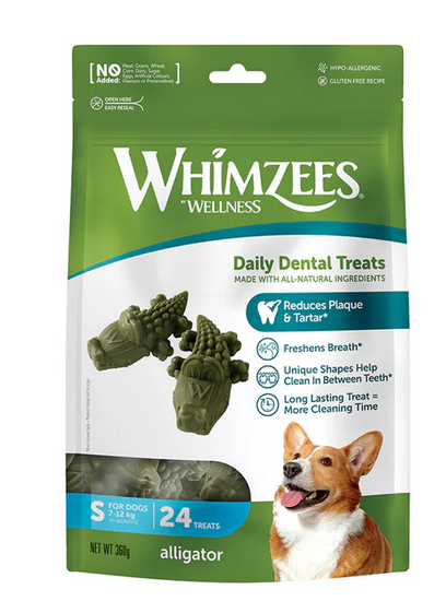 Whimzees Value Bags Alligator Small - 100Gr