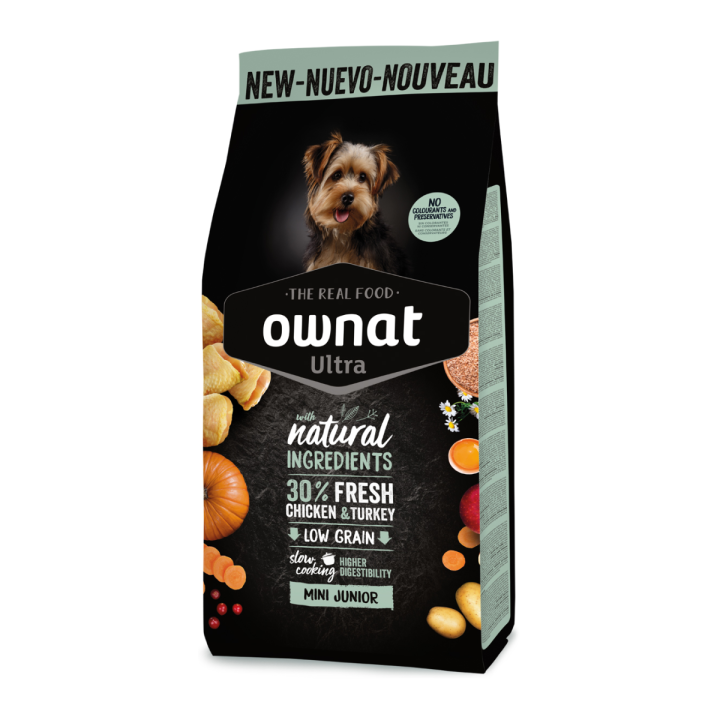 Ownat Ultra – Mini Junior (Chicken & Turkey) 3Kg