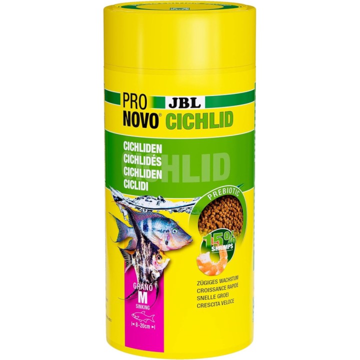 Jbl Pronovo Cichlid Grano M 250Ml Click - Fish Food