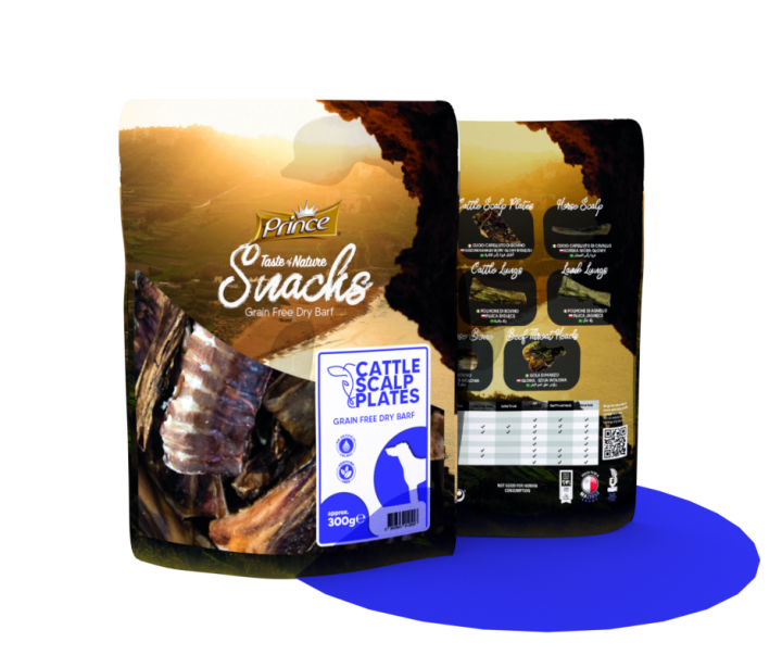 Prince Taste Of Nature Natural Snacks / Cattle Scalp Plates 300Gr