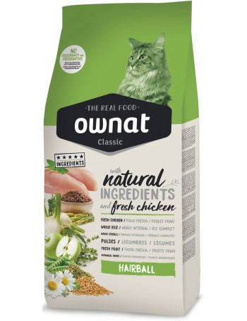 Ownat Classic Hairball ( Cat) 1.5Kg