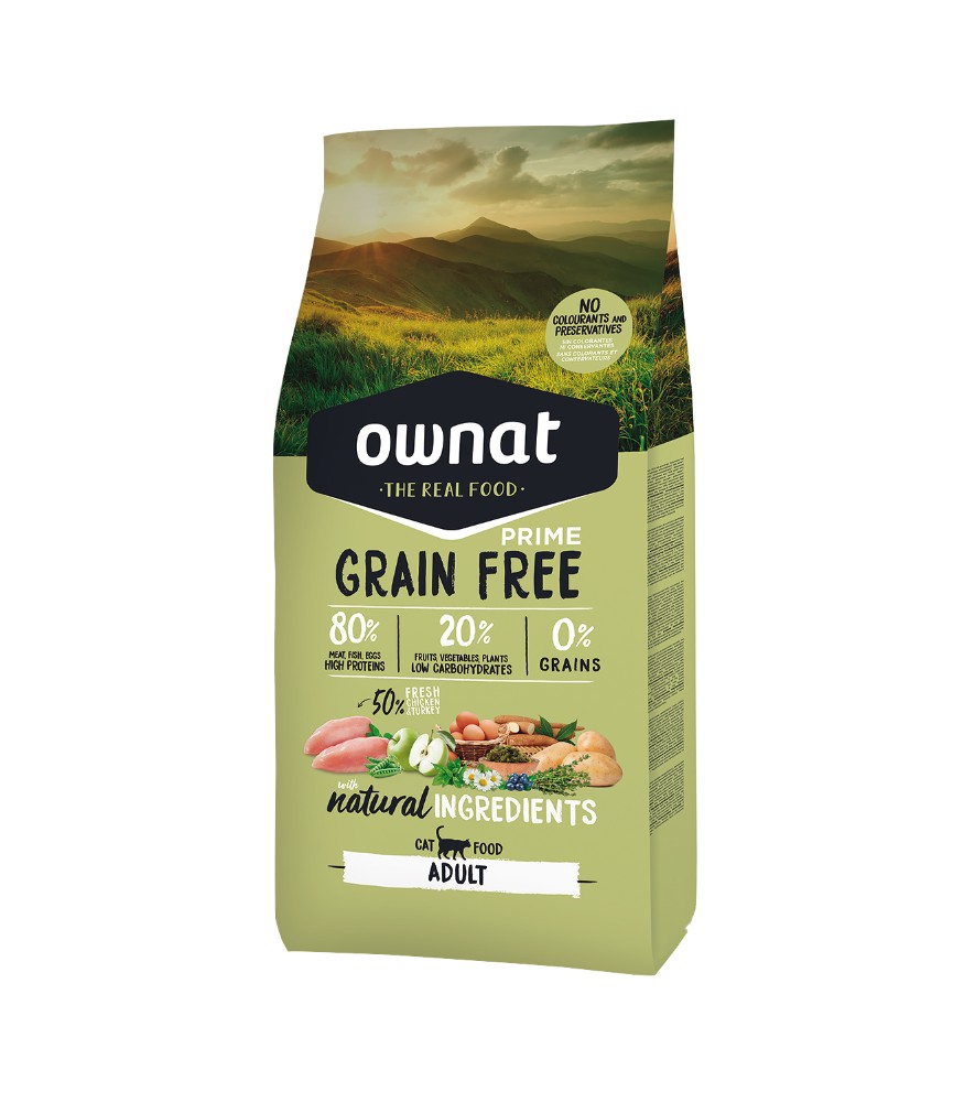 Ownat Grainfree Prime Adult Cat Chicken & Turkey 3Kg