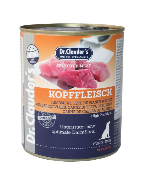 Dr Clauder Dog Can Head Meat 800G