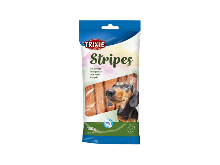 Trixie Stripes Poultry Dog Treats 100G