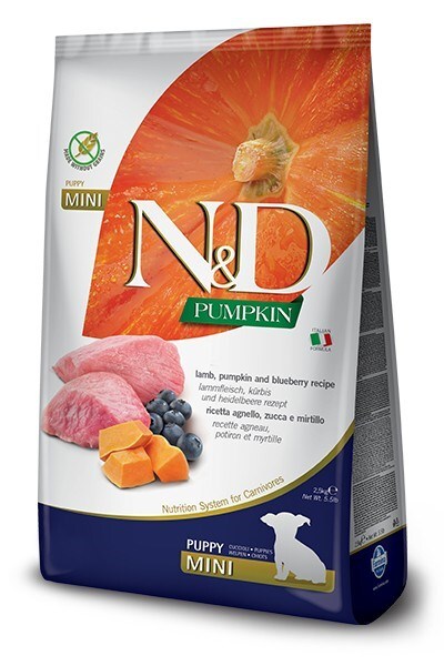 Farmina N&D Pumpkin Dog - Lamb & Blueberry Puppy Mini 2.5Kg