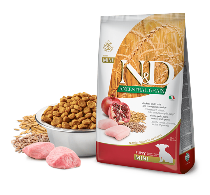 Farmina N&D Ancestral Grain – Chicken & Pomegranate Puppy Medium & Maxi 12Kg