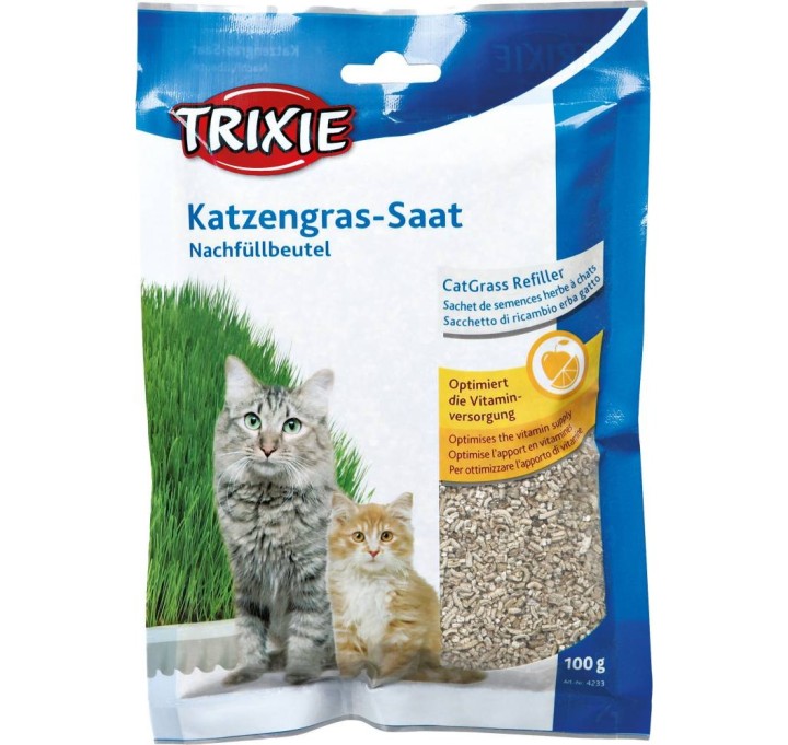Trixie Organic Cat Grass Refill For 4232, Bag/Approx. 100 G