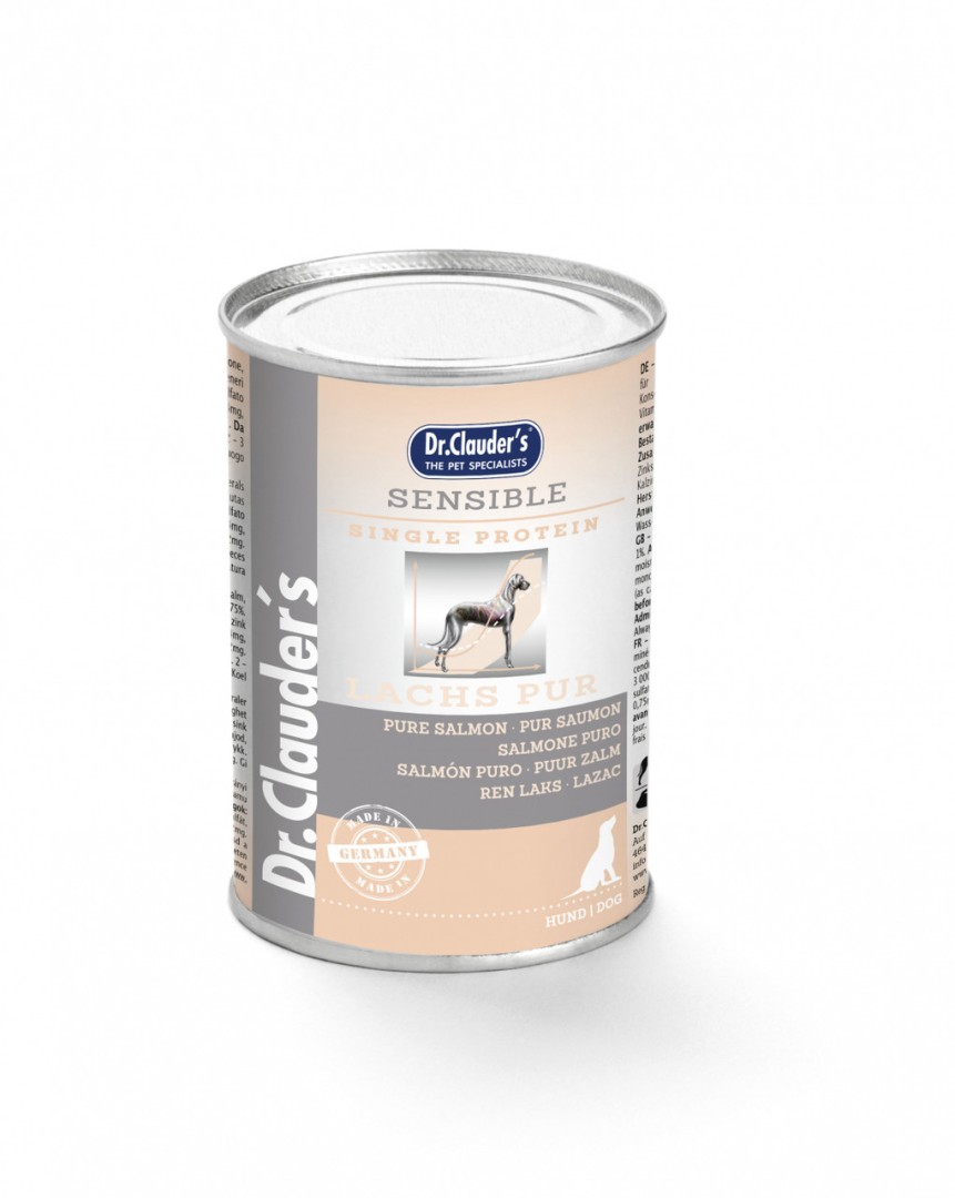 Dr.Clauder's Dog Wet Diet Sensible Pure Salmon 375g