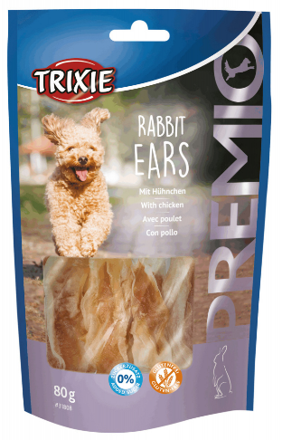 Trixie Premio Rabbit Ears 80Gr