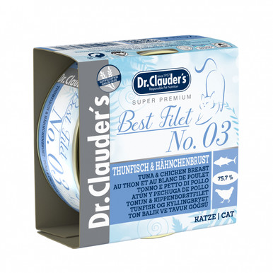 Dr. Clauder's Best Filet No. 03 Tuna & Chicken 70G