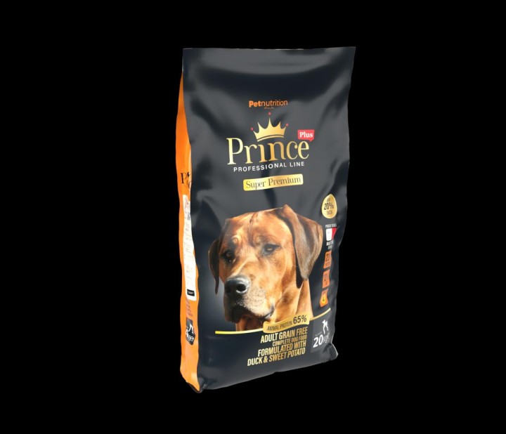 Prince Plus Super Premium Line Adult Duck & Sweet Potato 20kg
