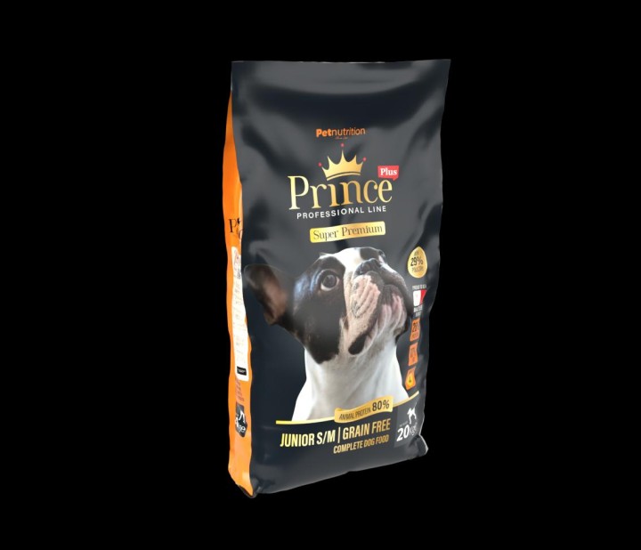 Prince Plus Super Premium Line Junior S/M Grain Free 20kg