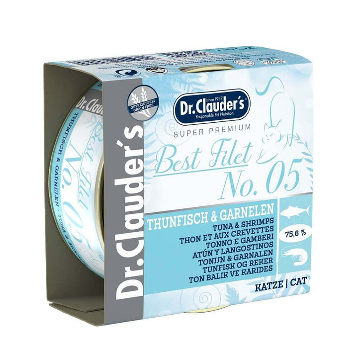 Dr. Clauder's Best Filet No. 05 Tuna & Shrimp 70G