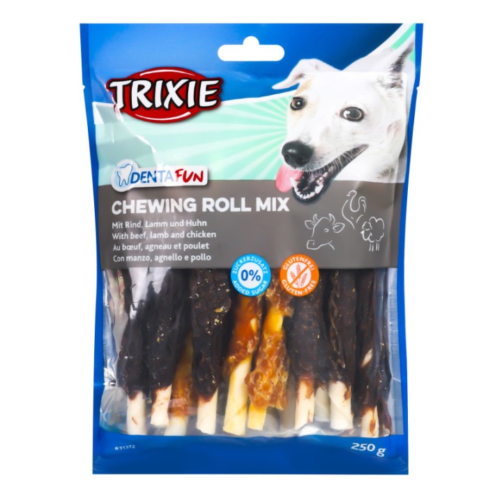 Trixie Denta Fun Chewing Roll Mix, 10 Cm, 250 G