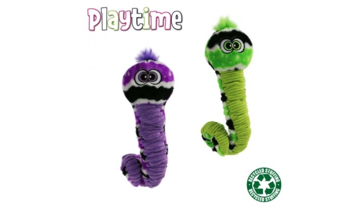Curly Caterpillar Green And Purple