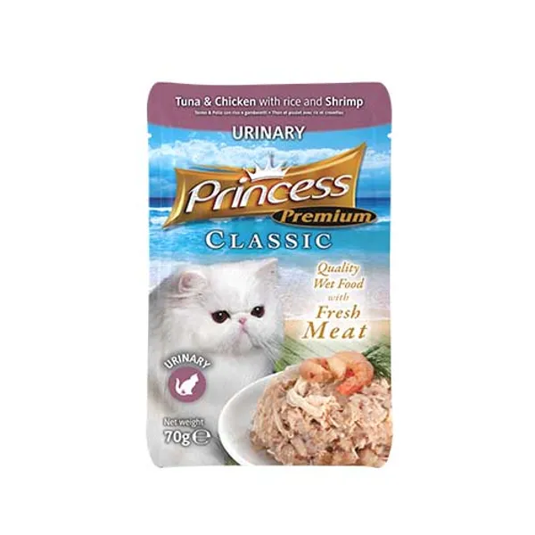 Princess Premium Classic Pouch Tuna, Chicken With Rice Shrimp - 70G