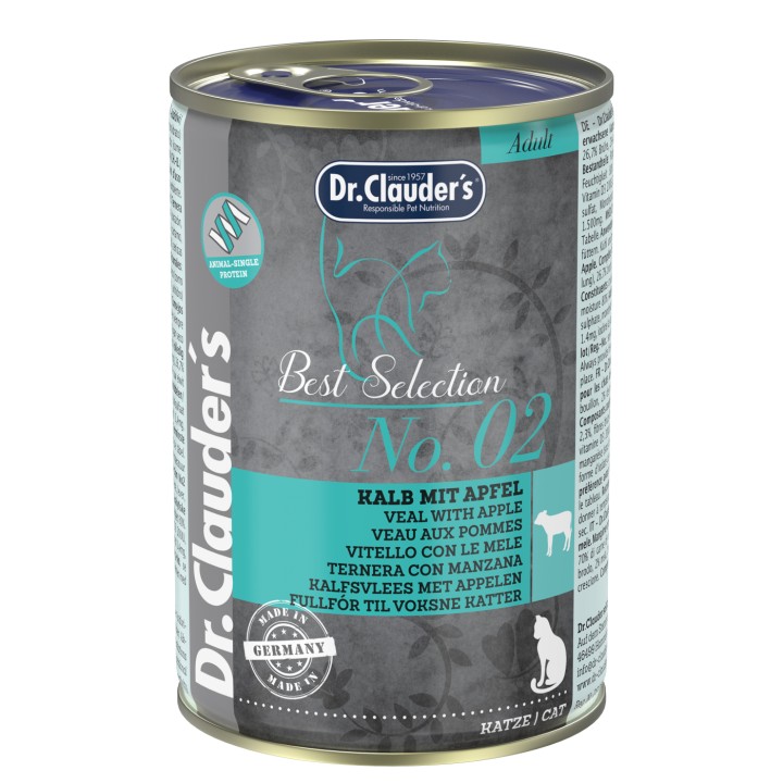 Dr. Clauder's Best Filet Adult No. 02 400G Veal & Apple