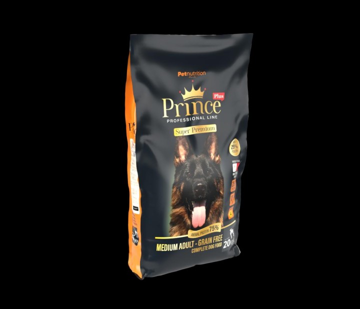 Prince Plus Super Premium Line Adult Medium Grain Free 20kg
