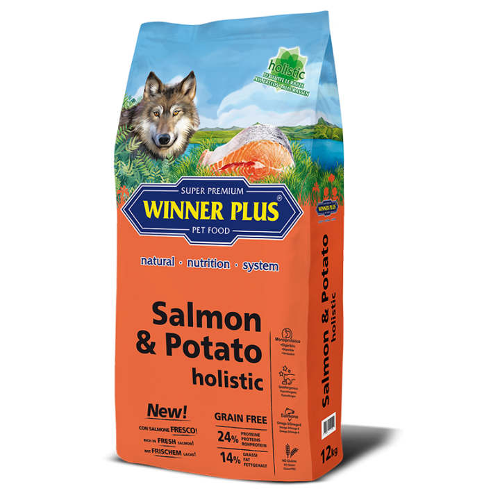 Winner Plus Salmon & Potato Holistic 12kg