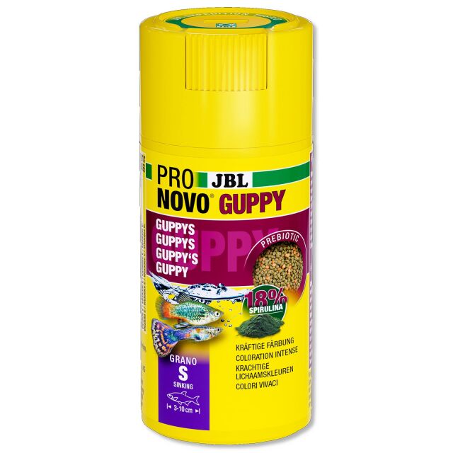 Jbl Pronovo Guppy Grano S 250Ml Click - Fish Food