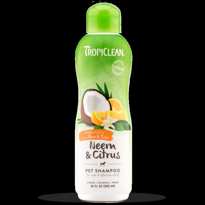 Tropiclean – Shampoo For Dogs Opti Neem & Citrus Fleas & Ticks 592ml