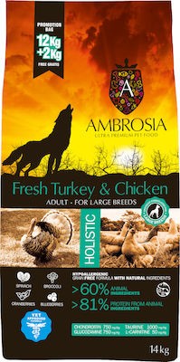 Ambrosia Fresh Turkey And Chicken - 12Kg