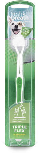 Tropiclean Toothbrush For Dogs With 3 Sides
