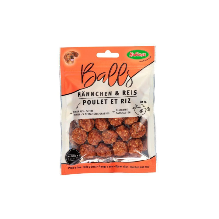 Bubimex Dog Chicken & Rice Balls 100G