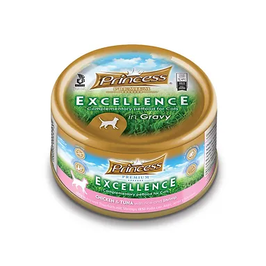 Princess Premium Excellence Chicken Tuna With Rice Shrimp - 70G
