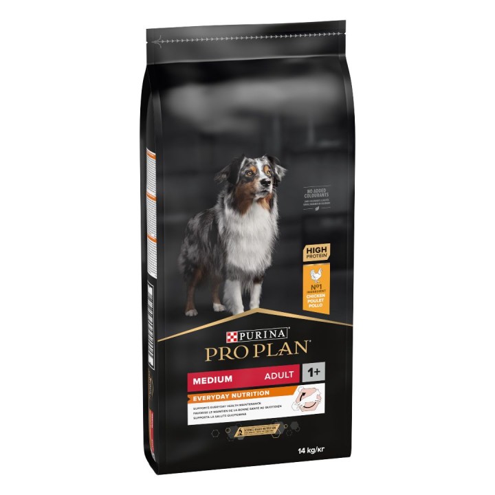 Pro Plan Medium Adult Dog Food Chicken - 14Kg