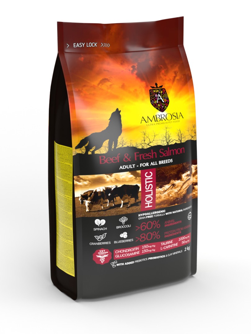 Ambrosia Beef Fresh Salmon - 2Kg