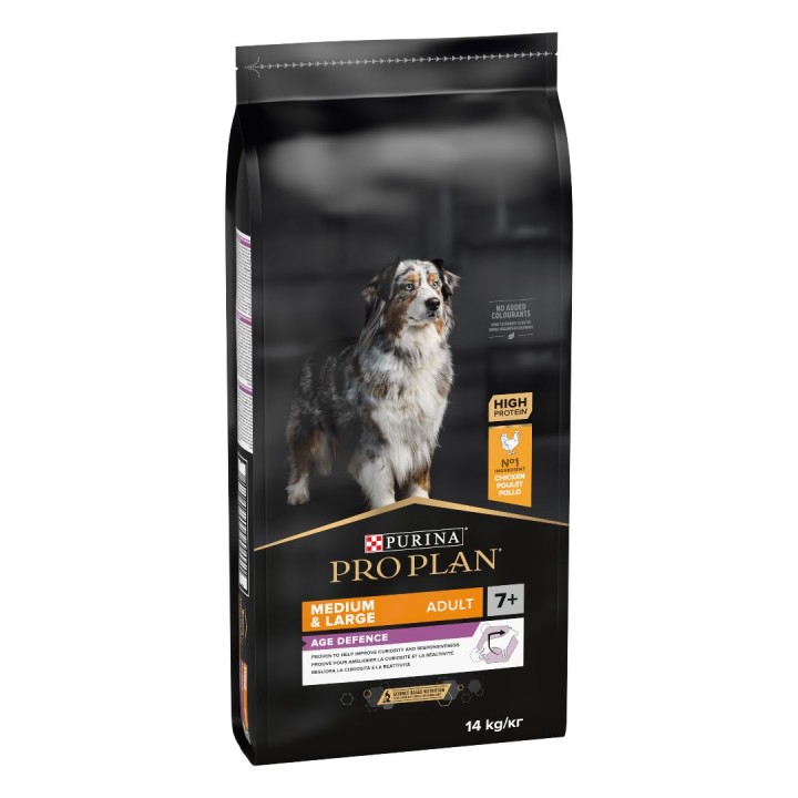 Pro Plan 7+ Medium And Large Adult Dry Dog Food Chicken 3Kg - 14Kg