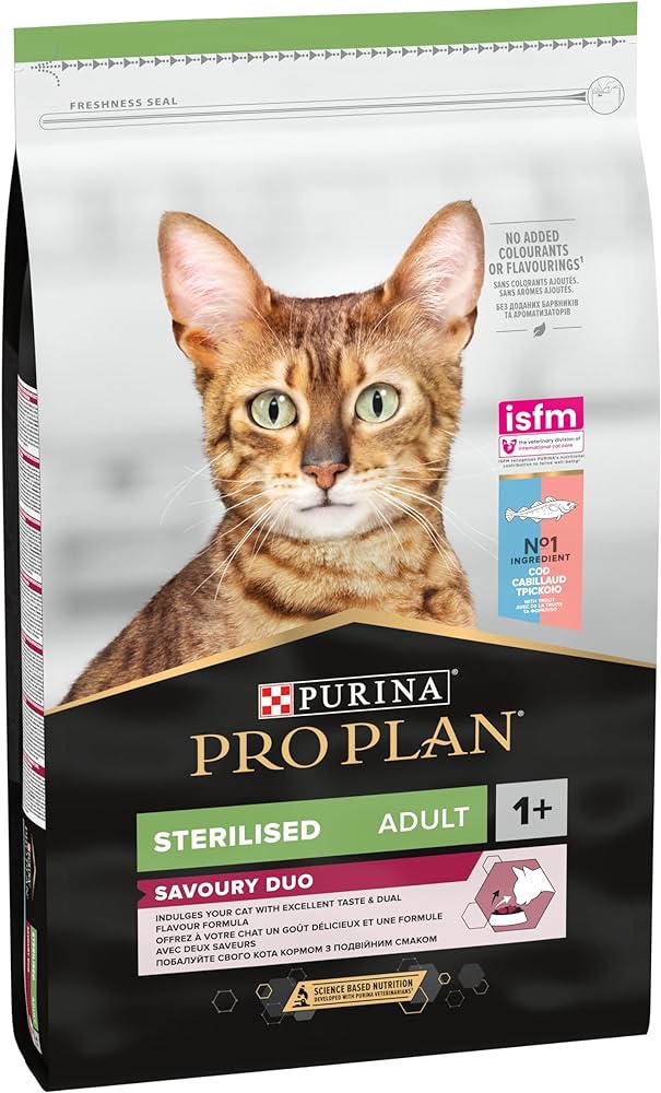 Pro Plan Sterilized Adult 1+ Savory Duo Rich In Cod And Trout - 1.5Kg