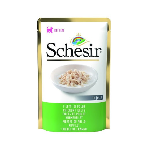 Schesir Kitten Chicken Fillets Pouch - 85G