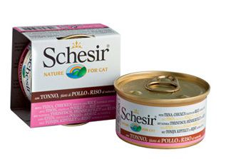 Schesir Tuna And Chicken With Naturally Cooked Rice - 85gr
