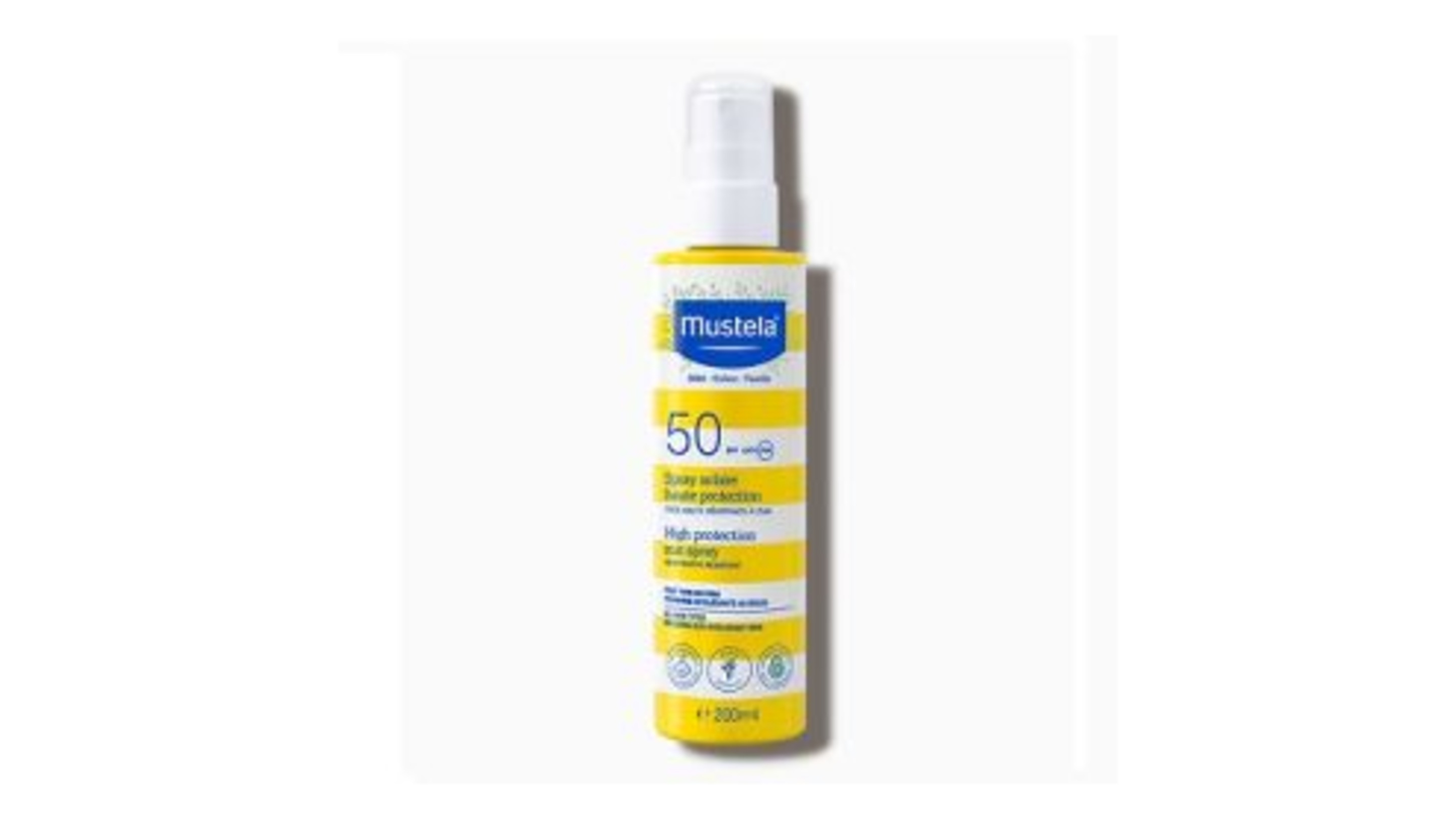 Mustela Sun Spray Solaire Haute Protection Very High Protection Spf50+ 200ml
