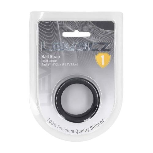 Liquid Silicone Ball Strap – S – 2cm – Black