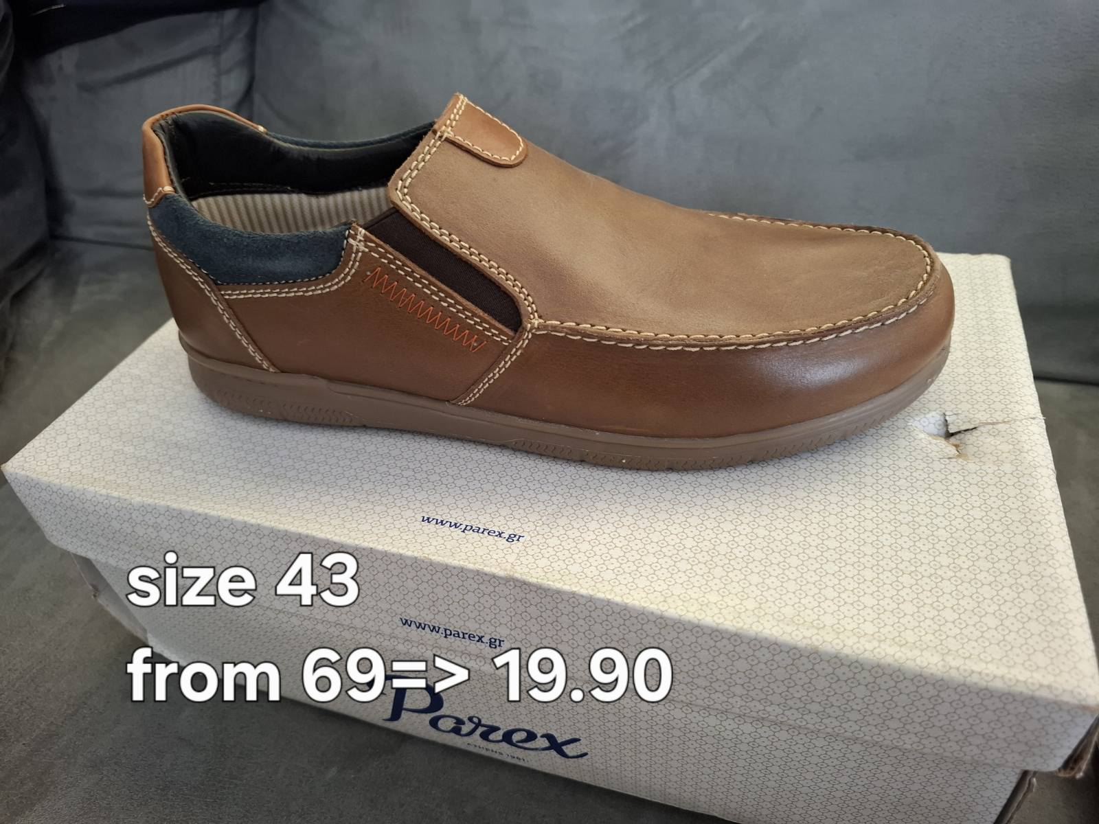 Parex Men Brown 12925001 S43