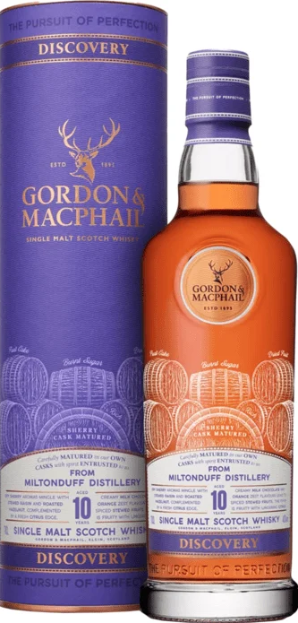 GORDON  MACPHAIL MILTONDUFF 10YRS DISCOVERY 70CL