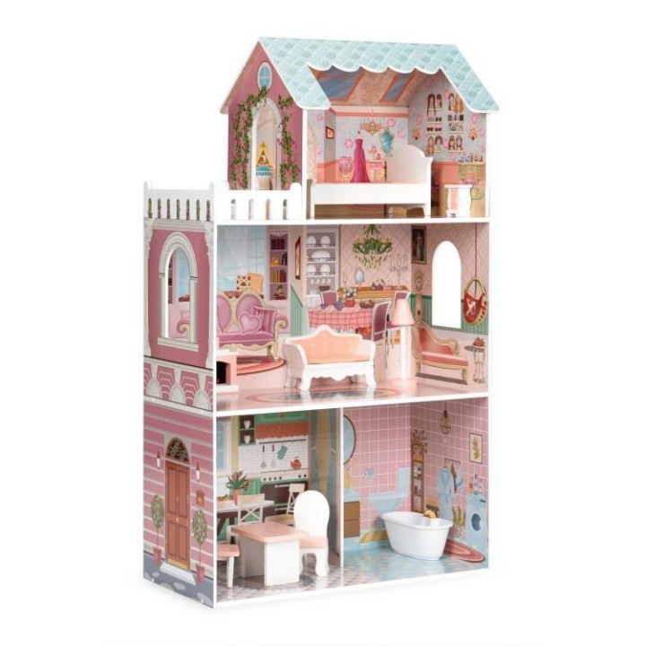 Large Wooden Dollhouse - Doll house