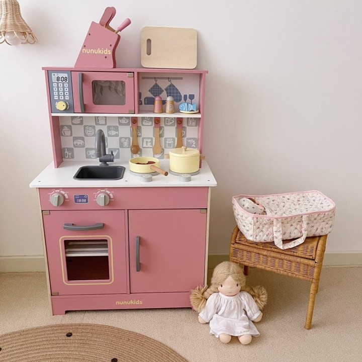 Nunukids Role Playing Pink Kitchen