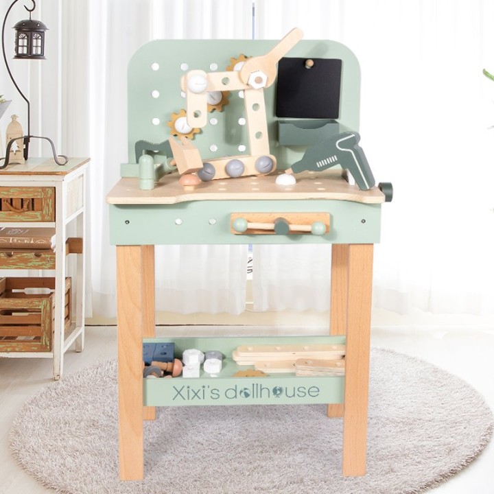 Nunukids Kid's Room DIY Tool Bench - Furniture Toy