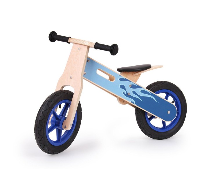 Udeas Outdoor Toy Udeas wooden balance bike - Blue Fire
