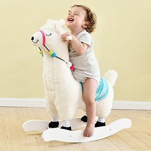 Labebe Outdoor Toy Plush Rocking Alpaca