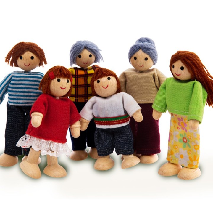 Onshine Happy Family Dolls - Doll house