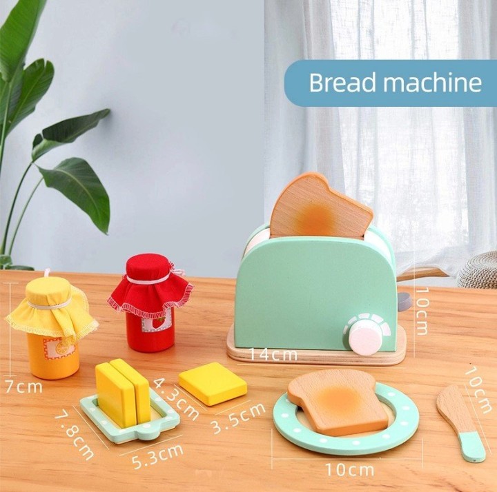 Role Playing Toy Cute Bread Machine - Breakfast Set