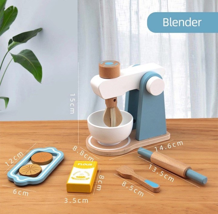 Role Playing Wooden Toy Cute Blender Play-set