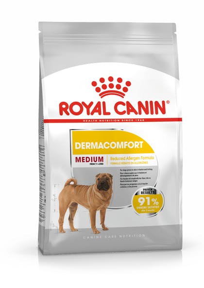 Royal Canin Medium Dermacomfort Dog Food - 12 Kg