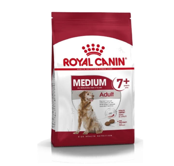 Royal Canin Medium Adult 7+ Dog Food - 15 Kg