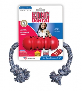 Kong Dental Dental Toy With Rope